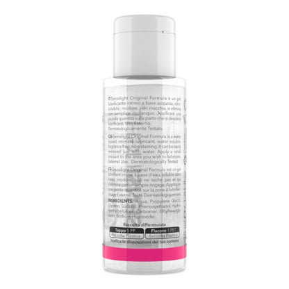 Lubrifiant SENSILIGHT Original Formula, pe bază de apă, cu efect de lungă durată, compatibil cu prezervative, 30 ml