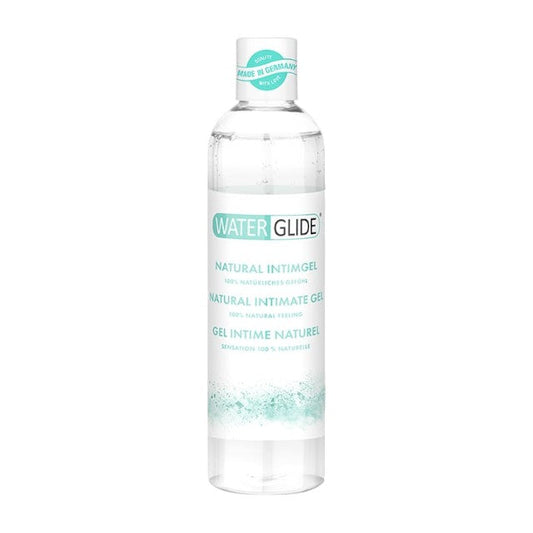Lubrifiant WATERGLIDE Natural Intimate Gel, pe bază de apă, formulă 100% naturală, efect de lungă durată, 300 ml
