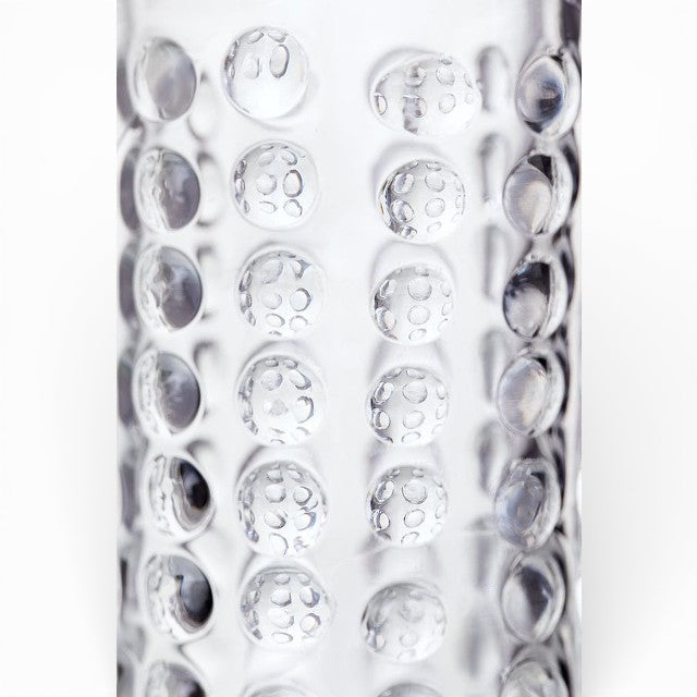 Manșon pentru penis A-TOYS Dond, pentru îngroșare și stimulare intensă, texturat, cu striații, transparent, 14.5 cm