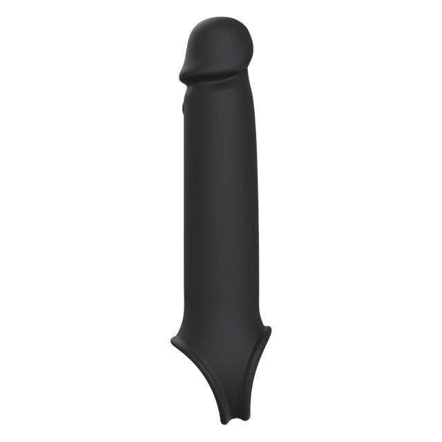 Manșon vibrator DREAMTOYS RAMROD, pentru extensia penisului, control prin telecomandă, 7 funcții de vibrație, 24 cm, negru