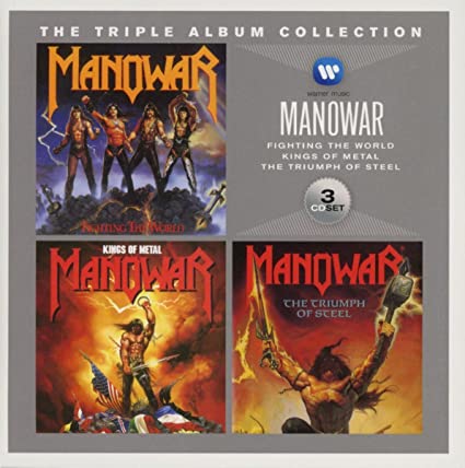 MANOWAR - TRIPLE ALBUM COLLECTION (*New CD- 2012, Rhino Entertainment) 3-CD SET