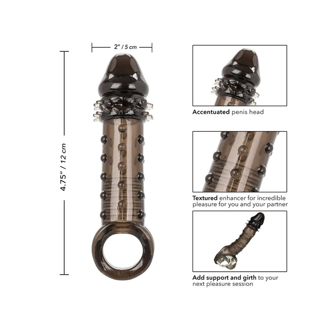 Manson CalExotics - Ultimate Extender, pentru stimulare intensa si ingrosare, negru, 12 cm