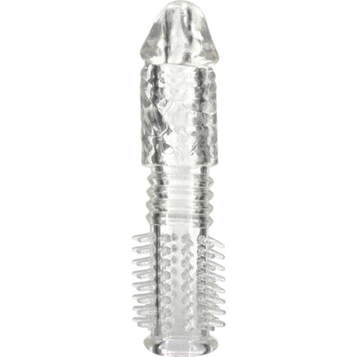 Manson SEVENCREATIONS - SUPER STRETCH, pentru extensia penisului, din silicon, 14 cm