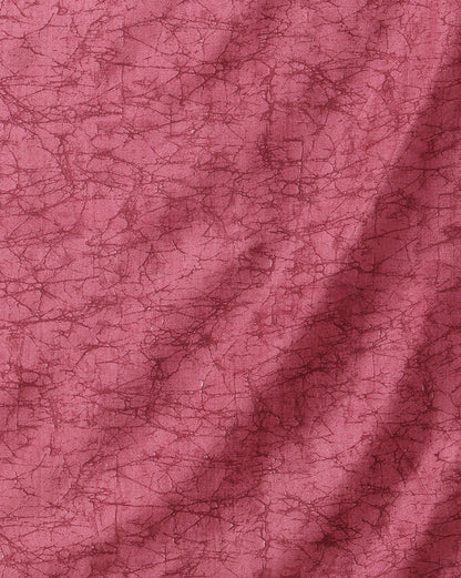 Indiehaat | Kashmiri Silk Printed Saree Maroon & Deep Pink