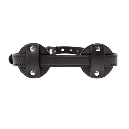 Mască TOYZ4LOVERS Blindfold Patch, pentru jocuri erotice BDSM, din piele artificială, mărime ajustabilă, culoare negru