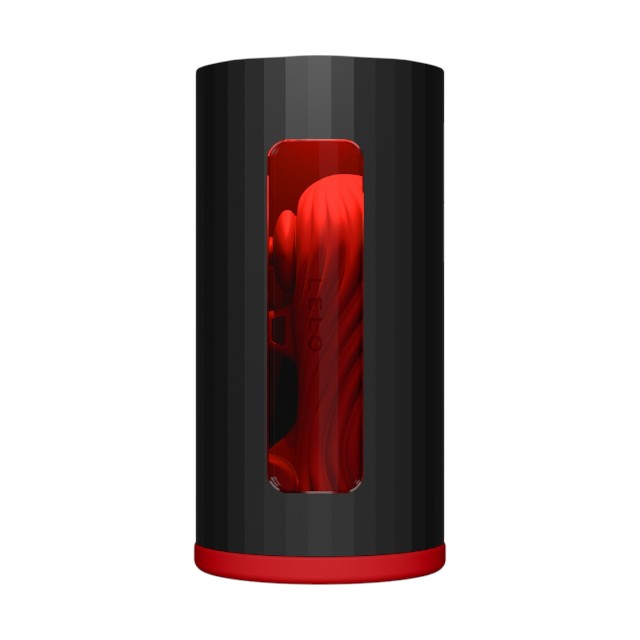 Masturbator automat LELO F1S V3 Pleasure Console, control prin aplicație, 7 funcții de vibrații sonice, negru cu roșu