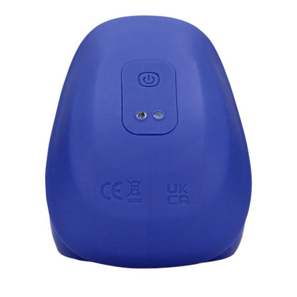 Masturbator automat LOVELINE Vibrating and Pulse Wave Stroker, cu funcție de pulsație, 10 funcții de vibrație, albastru