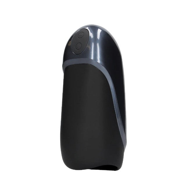Masturbator automat LOVELINE Vibrating Masturbator, 10 funcții de vibrație, rezistent la apă, culoare negru