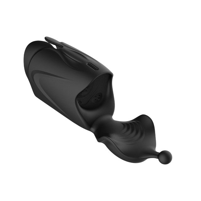 Masturbator B-SERIES Penis Stimulator, cu funcție de încălzire, 10 funcții de vibrație, rezistent la apă, negru (807665)