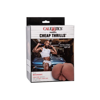 Masturbator bărbat CALEXOTICS Cheap Thrills The Mechanic, pentru simulare anală ultra-realistă, culoare maro