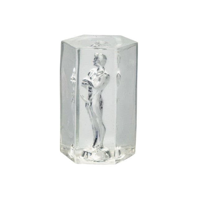 Masturbator manual CALEXOTICS Guys Guys Guys - David, inspirat de statuia lui Michelangelo, lungime 9.5 cm, transparent