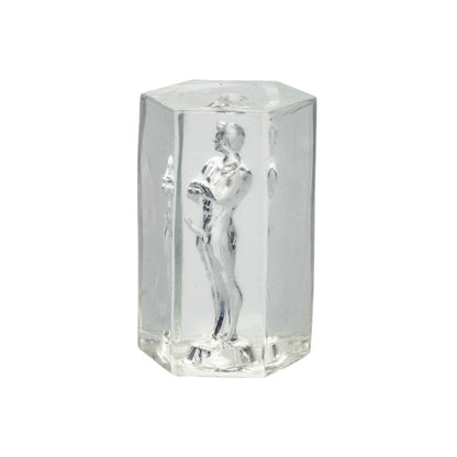 Masturbator manual CALEXOTICS Guys Guys Guys - David, inspirat de statuia lui Michelangelo, lungime 9.5 cm, transparent