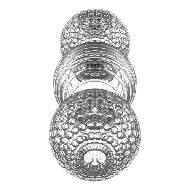 Masturbator manual JAMYJOB Tensek Lux 2, cu texturi diverse pentru stimulare intensă, din TPE Ultraskyn, transparent