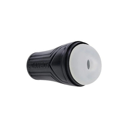 Masturbator PLAYBOY The Urge Small, din TPE texturat pentru stimulare intensă, rezistent la apă, lungime 17 cm, negru