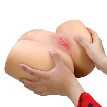 Masturbator realist CRAZY BULL Vivian, simulare vaginală și anală, din TPE, greutate 7 kg, culoarea pielii