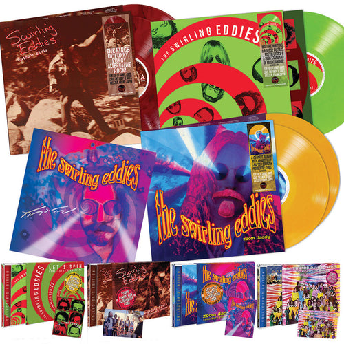 Mega-Bundle Swirling Eddies/Dr. Edward 4-CD/3-Vinyl Bundle w Terry Taylor Signed Flat-Lmtd to 100! ($10 Savings)