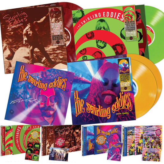 Mega-Bundle Swirling Eddies/Dr. Edward 4-CD/3-Vinyl Bundle w Terry Taylor Signed Flat-Lmtd to 100! ($10 Savings)