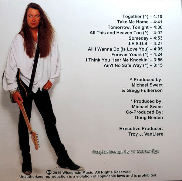 MICHAEL SWEET - DEBUT 1994 (*NEW-RED/BLACK VINYL) Stryper vocalist