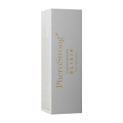 Mostră parfum cu feromoni PHEROSTRONG Elixir, pentru femei, cu note de mosc alb, ambră și vanilie de Madagascar, 2 ml