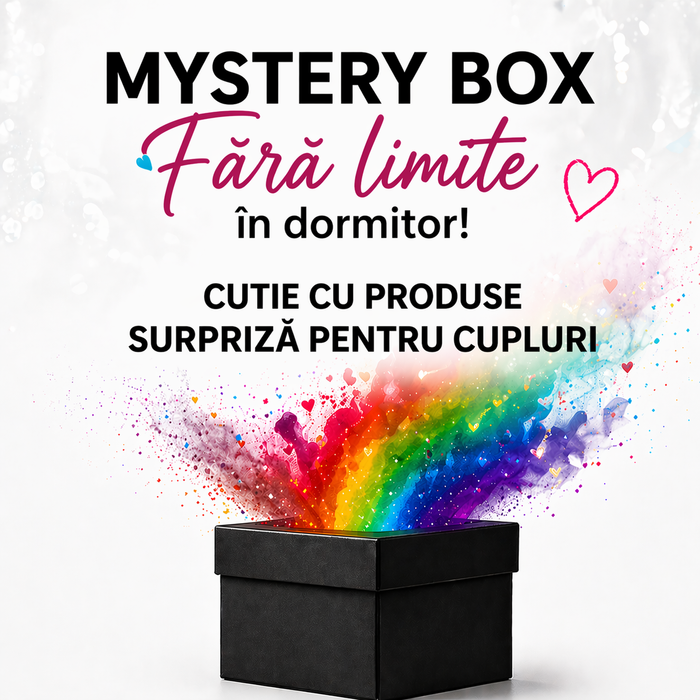 Mystery Box Intimax "Fără limite" în dormitor!, cutie cu produse surpriză pentru cupluri