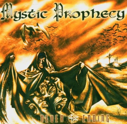 Mystic Prophecy ‎– Never Ending (*Pre-Owned CD 2004, Nuclear Blast) Melodic power metal w Gus G (Ozzy/Firewind)