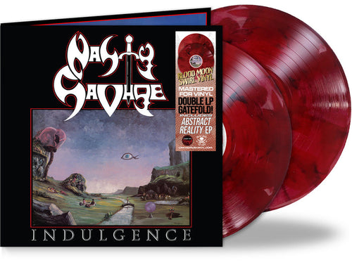 Nasty Savage - Indulgence + Abstract Reality (Blood Moon 2-LP Vinyl, 2026, Brutal Planet) 2 Classic Thrash Albums!