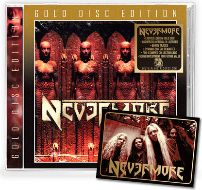 NEVERMORE - NEVERMORE + 5 Bonus (*NEW-GOLD DISC CD + Collector Card, 2022, Brutal Planet)