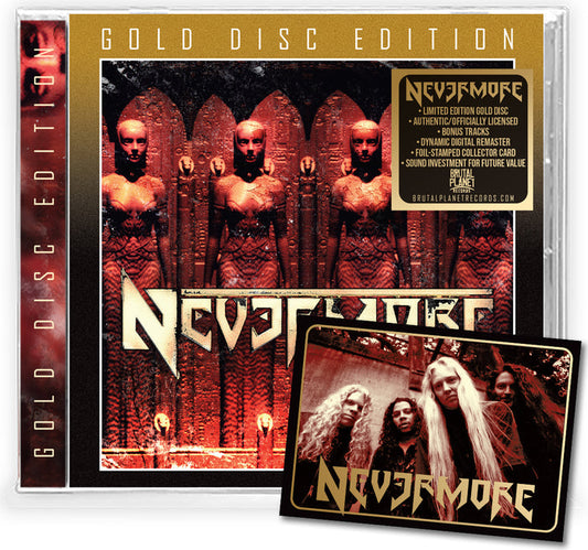 NEVERMORE - NEVERMORE + 5 Bonus (*NEW-GOLD DISC CD + Collector Card, 2022, Brutal Planet)