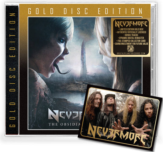 NEVERMORE - THE OBSIDIAN CONSPIRACY + 2 Bonus (*NEW-GOLD DISC CD + Collector Card, 2022, Brutal Planet)