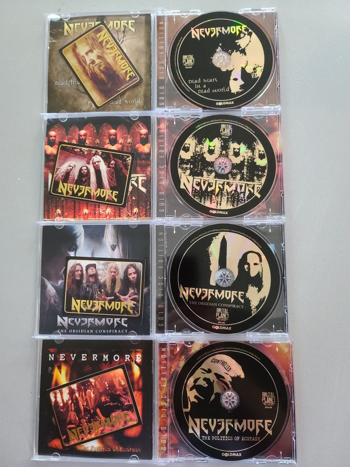 NEVERMORE - THE OBSIDIAN CONSPIRACY + 2 Bonus (*NEW-GOLD DISC CD + Collector Card, 2022, Brutal Planet)