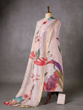 Indiehaat | Brocade Weaving Linen Suit Beige