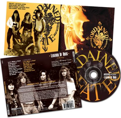 ORDAINED FATE - ORDAINED FATE (Legends of Rock) (*NEW-CD, 2019, Girder) Remastered + 7 Bonus Tracks!