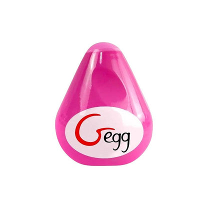 Ou masturbator G-VIBE G-Egg, interior texturat pentru stimulare intensă, din material TPE elastic, roz