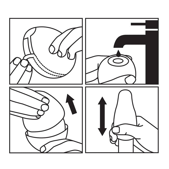 Ou masturbator SATISFYER Riffle Egg, de unică folosință, interior texturat, material flexibil TPE (verde)