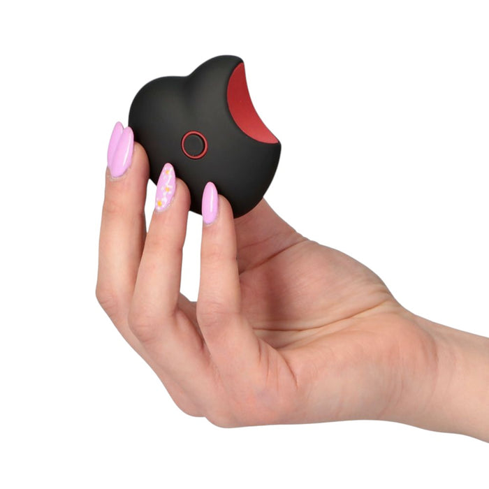 Ou vibrator TOYZ4LOVERS Power Pocket Sinner Egg, cu telecomandă în formă de inimă, vibrații multiple, negru cu roz