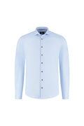 Overhemd Blumfontain structuur blauw