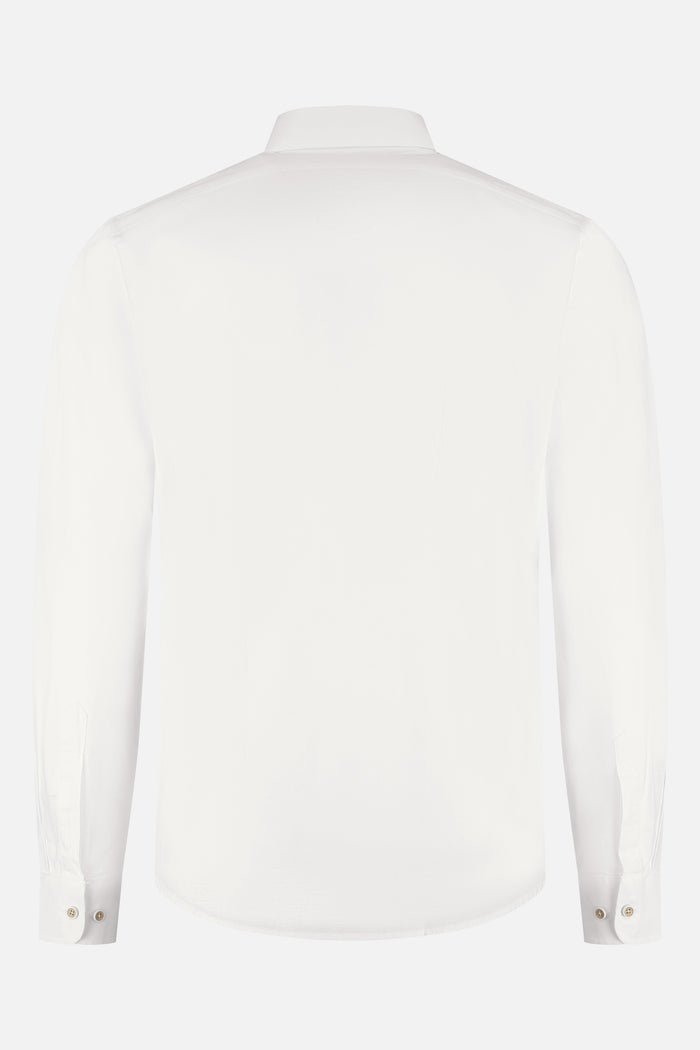 Overhemd linnen-katoen off-white