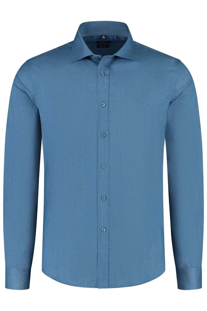 Overhemd slimfit bamboe