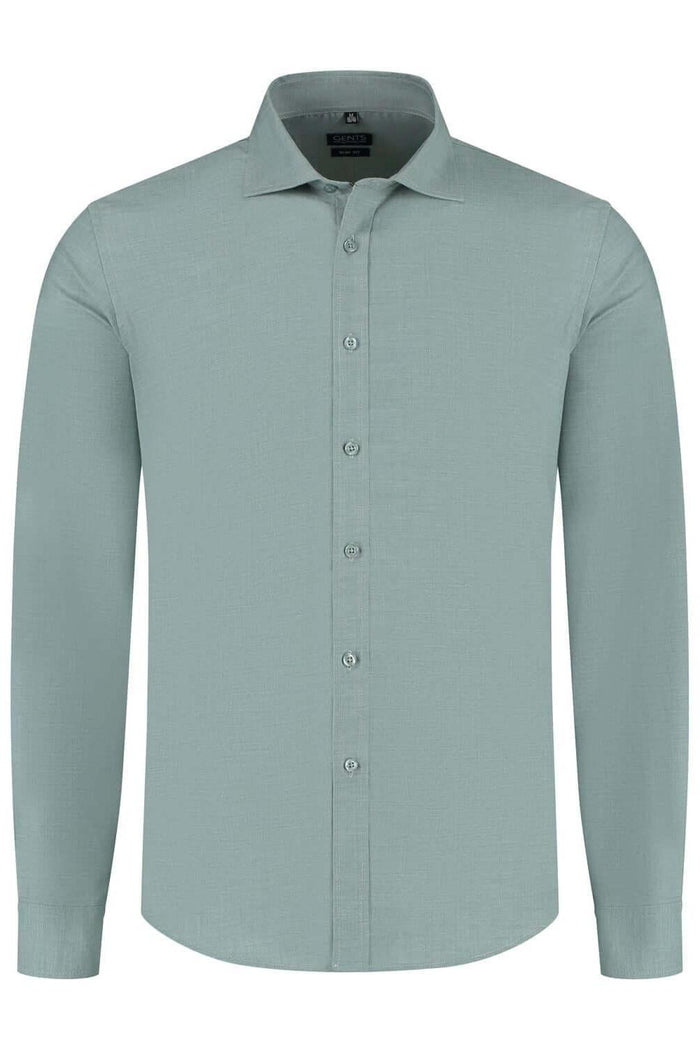 Overhemd slimfit bamboe