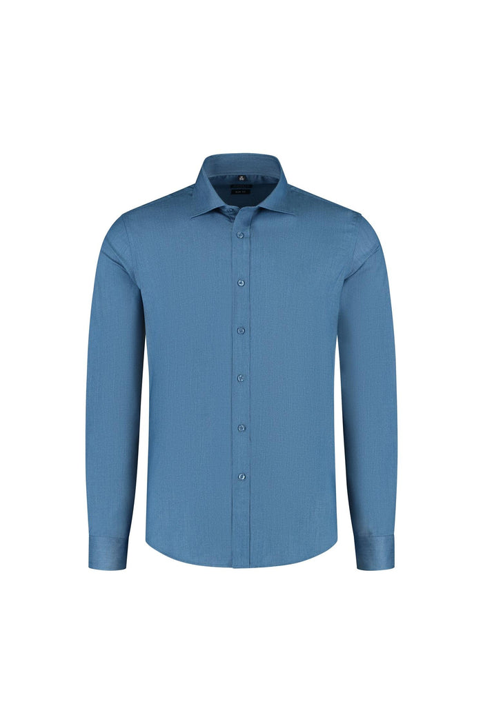 Overhemd slimfit bamboe