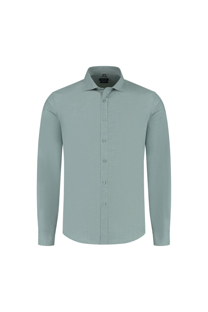 Overhemd slimfit bamboe