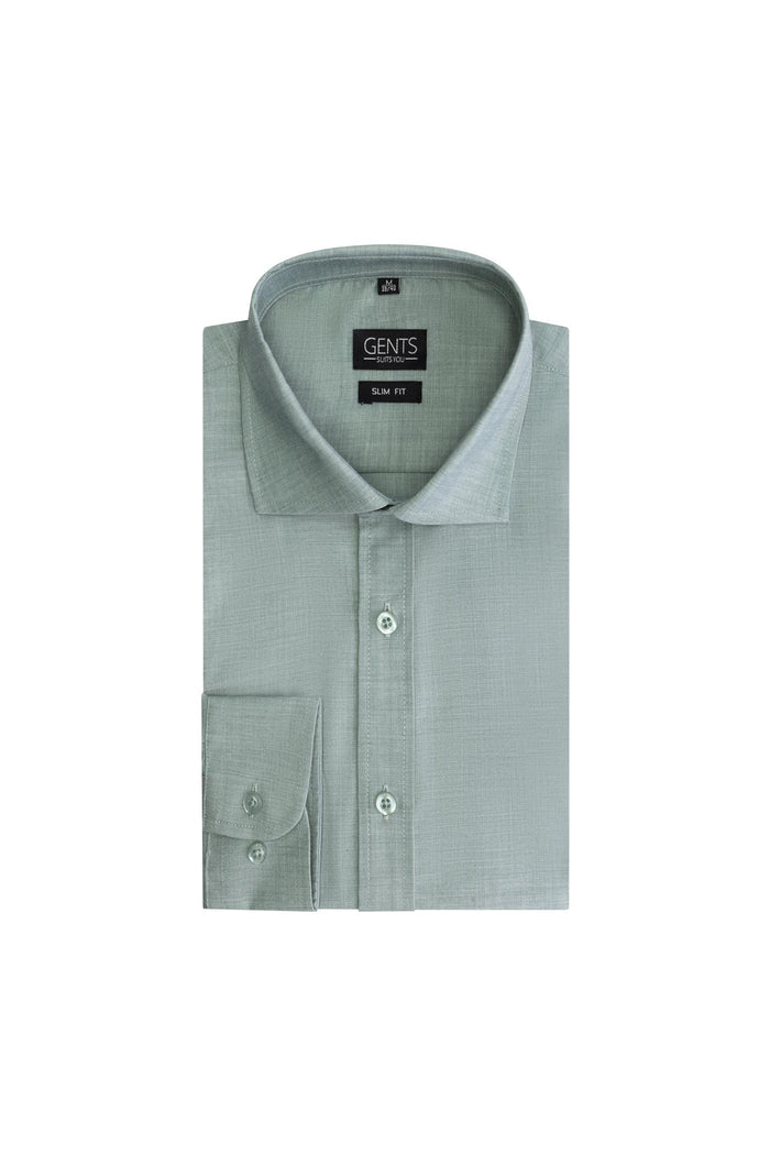Overhemd slimfit bamboe