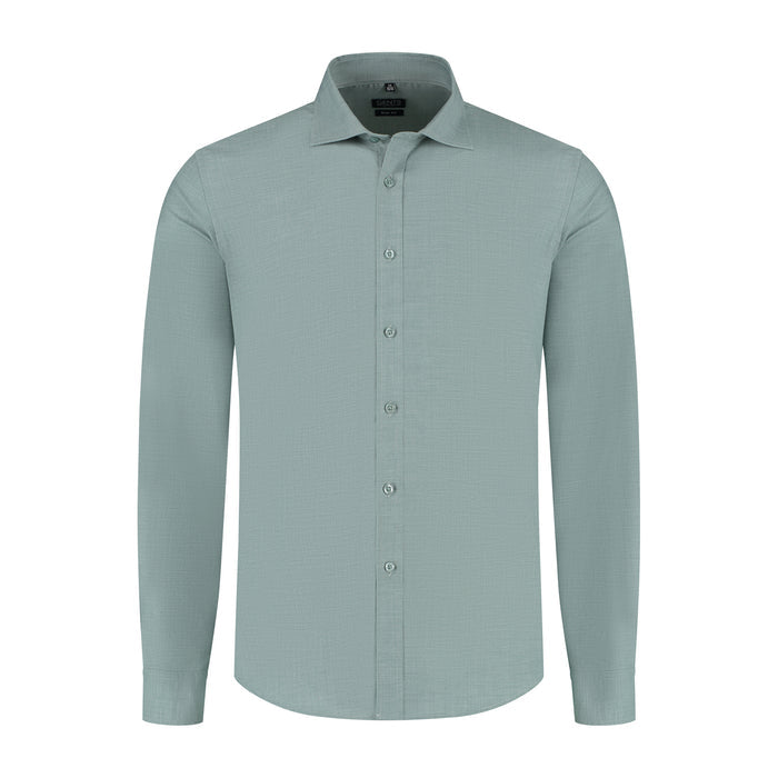 Overhemd slimfit bamboe
