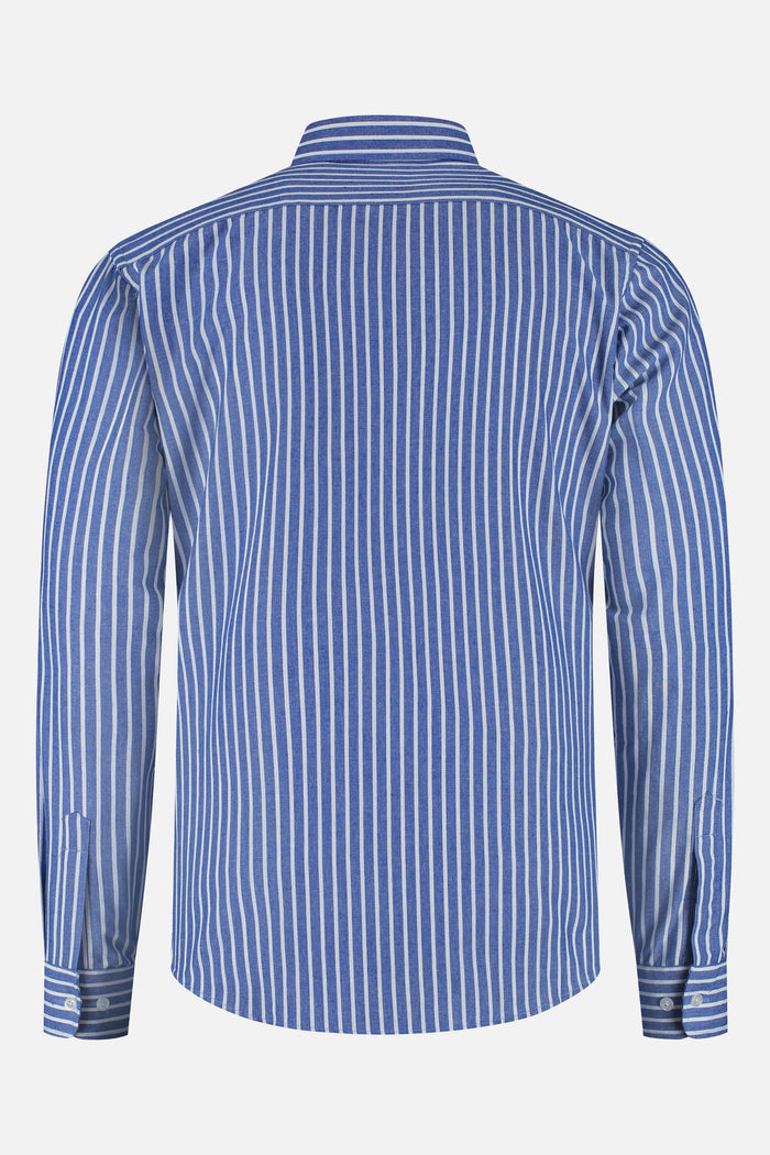 Overhemd streep blauw