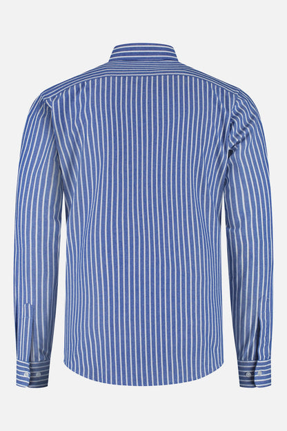 Overhemd streep blauw