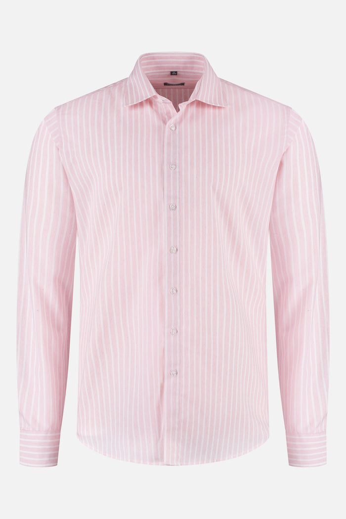 Overhemd streep roze