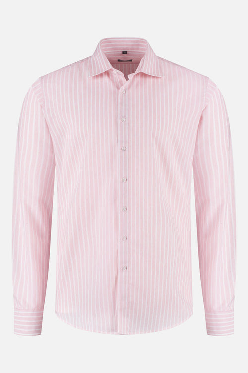 Overhemd streep roze