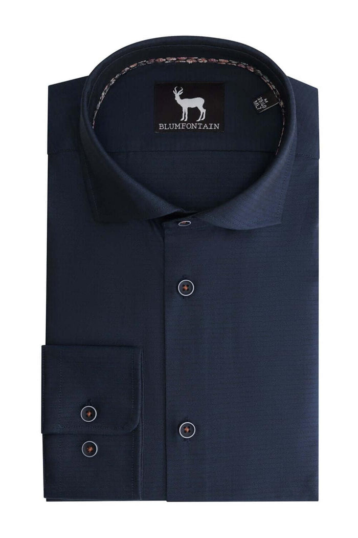 Overhemd Uni navy