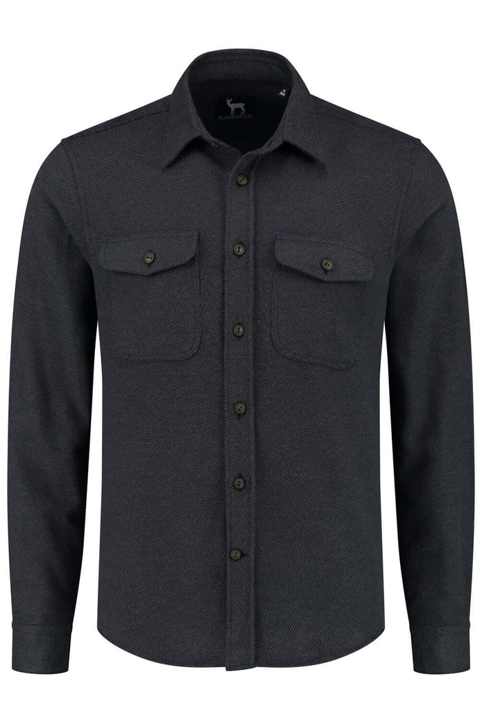 Overshirt antra - Katoenen overshirt met knopen en twee borstzakken voor ademend comfort.