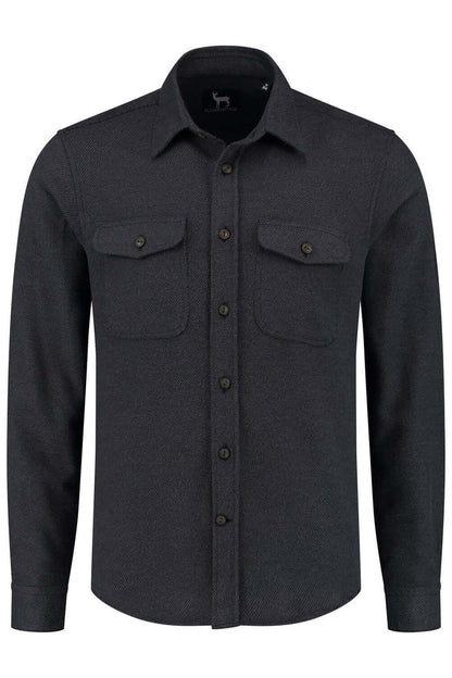 Overshirt antra - Katoenen overshirt met knopen en twee borstzakken voor ademend comfort.